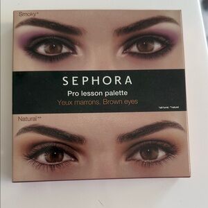 Sephora Pro Lesson Palette - Smoky and Natural for Brown Eyes